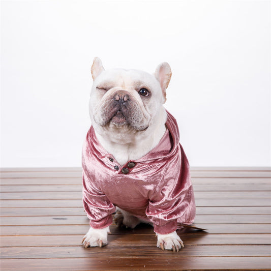 Dog Hoodie Velvet Coat - Merch Gone Viral