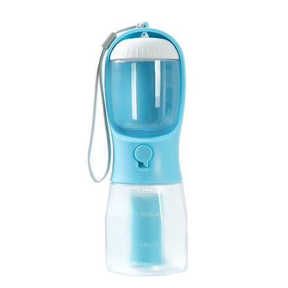 Dog Water Cup 3 In 1 Portable Bottle With Food And Waste Bag - Merch Gone Viral