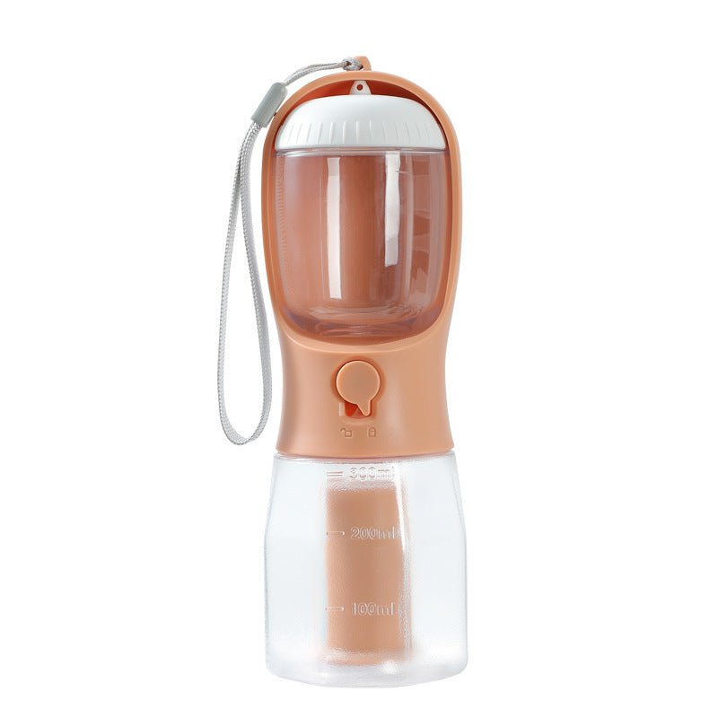 Dog Water Cup 3 In 1 Portable Bottle With Food And Waste Bag - Merch Gone Viral