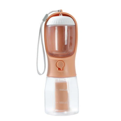 Dog Water Cup 3 In 1 Portable Bottle With Food And Waste Bag - Merch Gone Viral