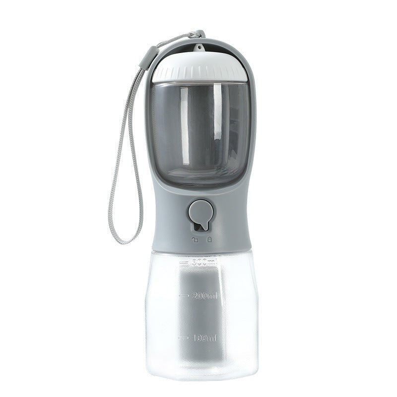 Dog Water Cup 3 In 1 Portable Bottle With Food And Waste Bag - Merch Gone Viral