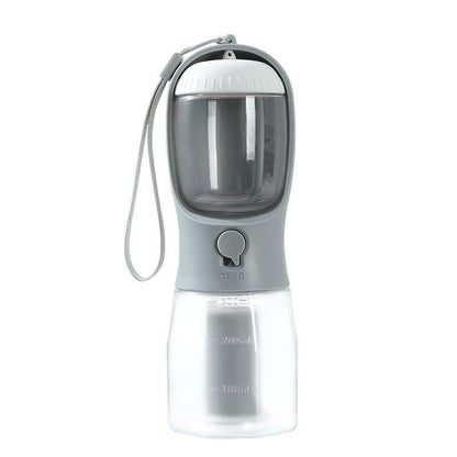 Dog Water Cup 3 In 1 Portable Bottle With Food And Waste Bag - Merch Gone Viral