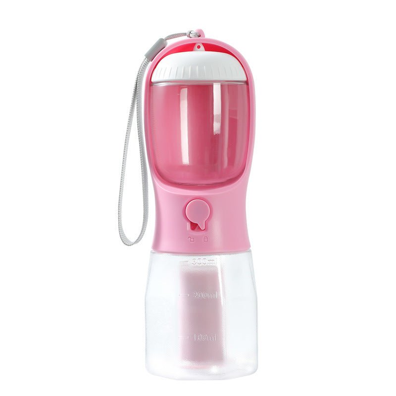 Dog Water Cup 3 In 1 Portable Bottle With Food And Waste Bag - Merch Gone Viral