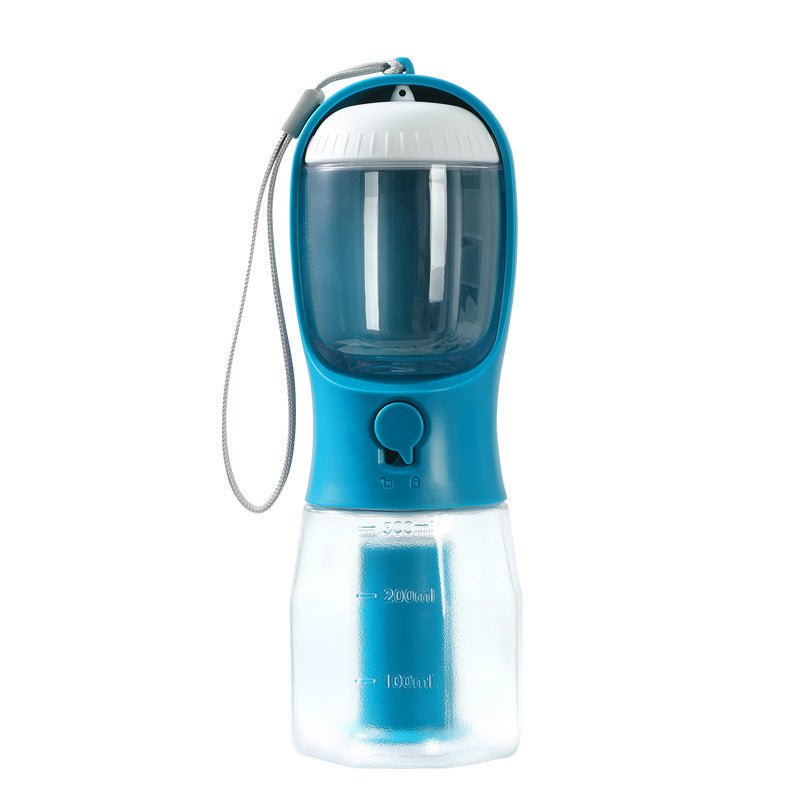 Dog Water Cup 3 In 1 Portable Bottle With Food And Waste Bag - Merch Gone Viral