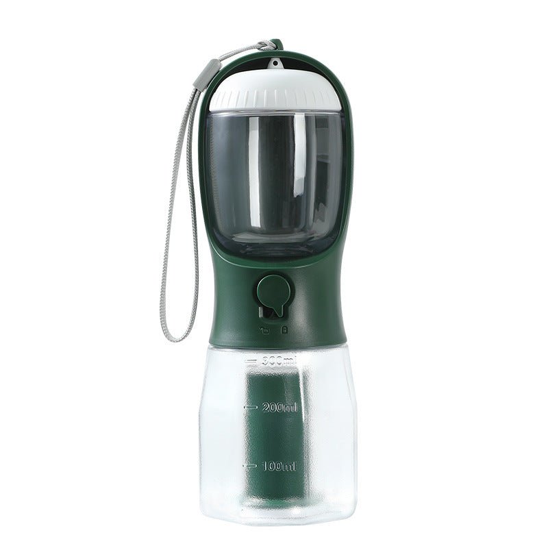 Dog Water Cup 3 In 1 Portable Bottle With Food And Waste Bag - Merch Gone Viral
