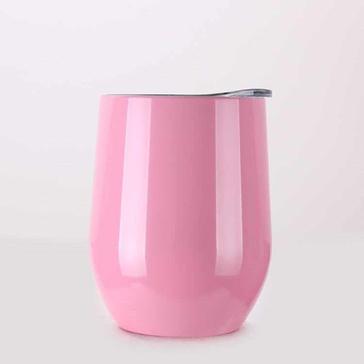 Double Wall Stainless Steel Wine Glass Tumblers Premium Insulation - merch gone viral.