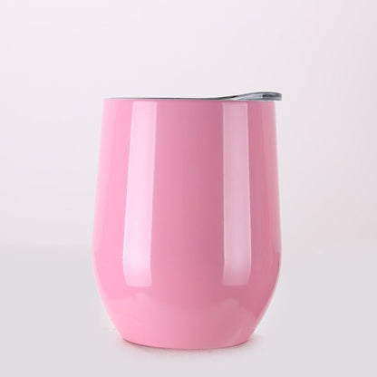 Double Wall Stainless Steel Wine Glass Tumblers Premium Insulation - merch gone viral.