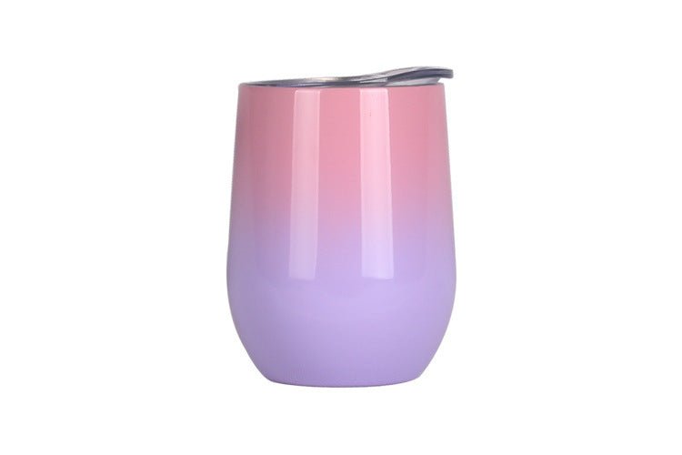 Double Wall Stainless Steel Wine Glass Tumblers Premium Insulation - merch gone viral.