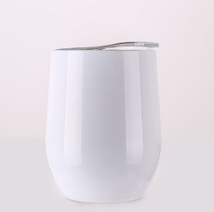 Double Wall Stainless Steel Wine Glass Tumblers Premium Insulation - merch gone viral.