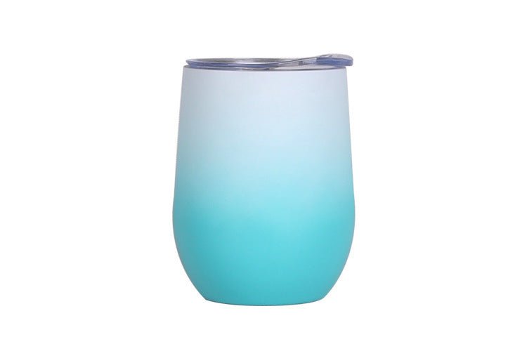 Double Wall Stainless Steel Wine Glass Tumblers Premium Insulation - merch gone viral.
