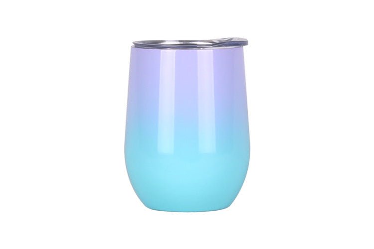 Double Wall Stainless Steel Wine Glass Tumblers Premium Insulation - merch gone viral.