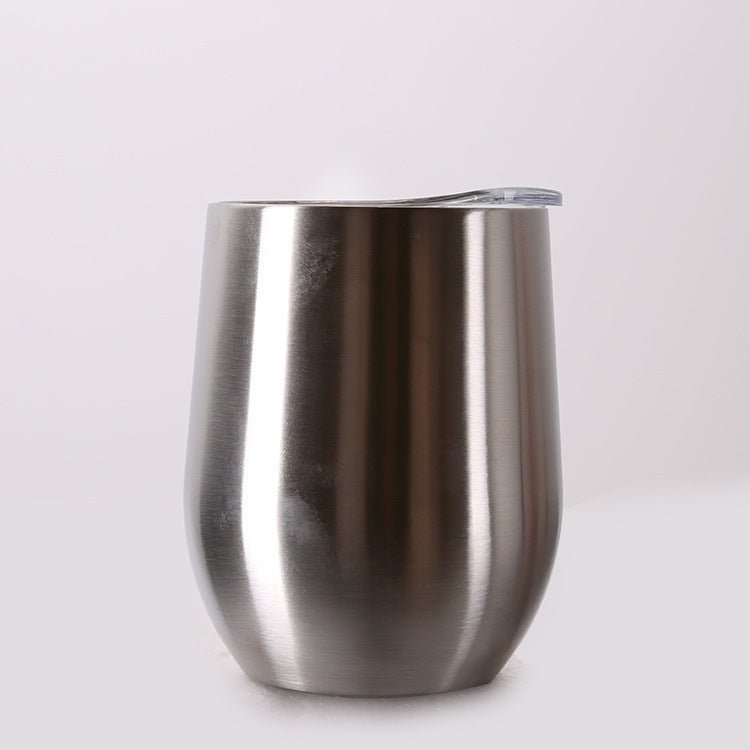 Double Wall Stainless Steel Wine Glass Tumblers Premium Insulation - merch gone viral.