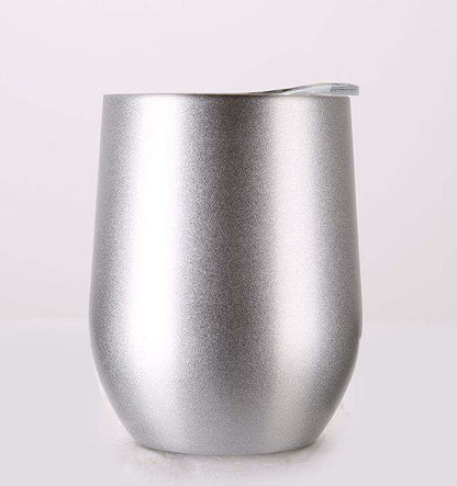 Double Wall Stainless Steel Wine Glass Tumblers Premium Insulation - merch gone viral.