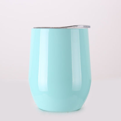 Double Wall Stainless Steel Wine Glass Tumblers Premium Insulation - merch gone viral.