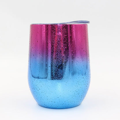 Double Wall Stainless Steel Wine Glass Tumblers Premium Insulation - merch gone viral.