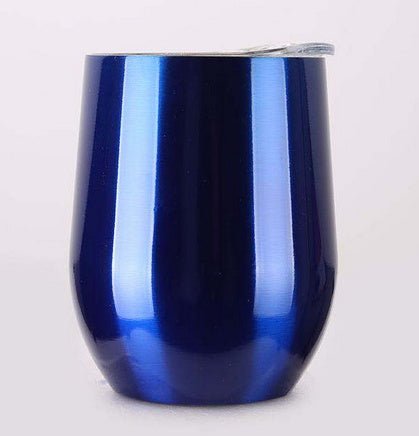 Double Wall Stainless Steel Wine Glass Tumblers Premium Insulation - merch gone viral.