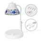 Soft Ambient Crystal Glass Candle Melting Lamp With Low Voltage Glow