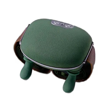 Your Must Have USB Neck Massager With Timing Function Delivers Spa Worthy Relief For Whole Family Premium Dark Green.