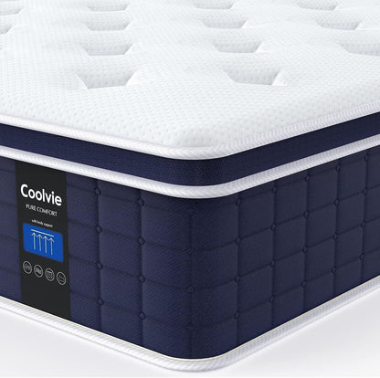 Full Size 12 Inch Firm Hybrid Mattress in Box
