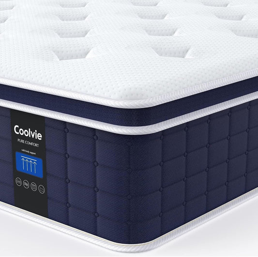 Full Size 12 Inch Firm Hybrid Mattress in Box