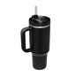 Insulated Tumbler 40 Oz With Handle And Straw For Coffee And Tea