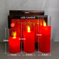 Led Lamp Set with Flame Free Ambience for Safe Long Lasting Glow in Modern Home Decor