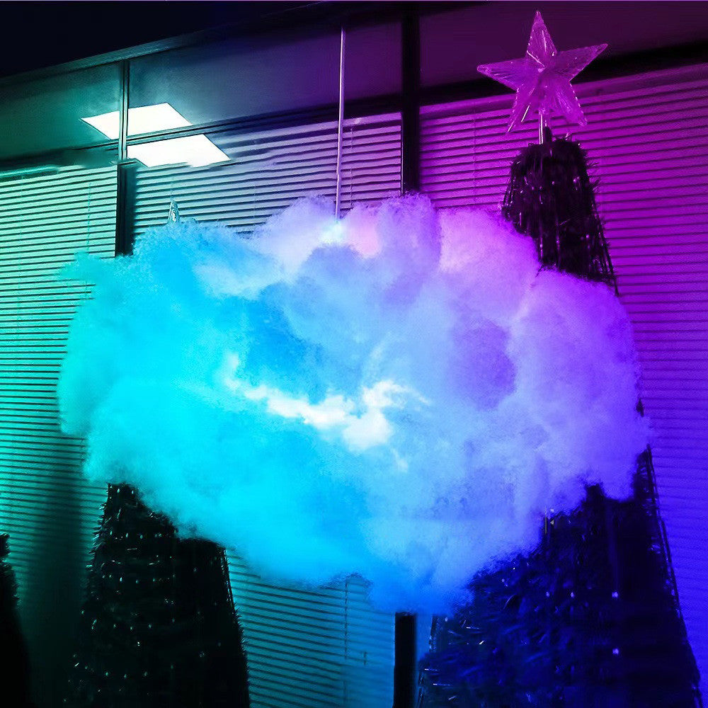 Acrylic Desk Lamp In Cloud Design With RGB Glow And USB Powered Dimmable Ambient Lighting