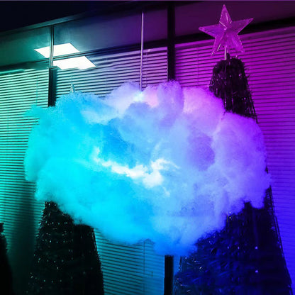 Acrylic Desk Lamp In Cloud Design With RGB Glow And USB Powered Dimmable Ambient Lighting