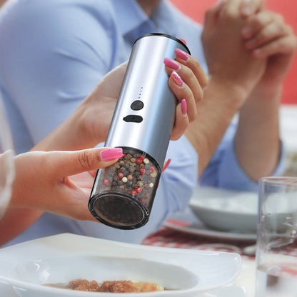 Electric Rechargeable Salt And Pepper Grinder Set With LED - Merch Gone Viral