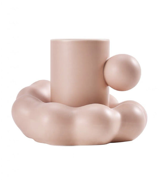 Elegant Cloud Ceramic Cup with Saucer - Merch Gone Viral