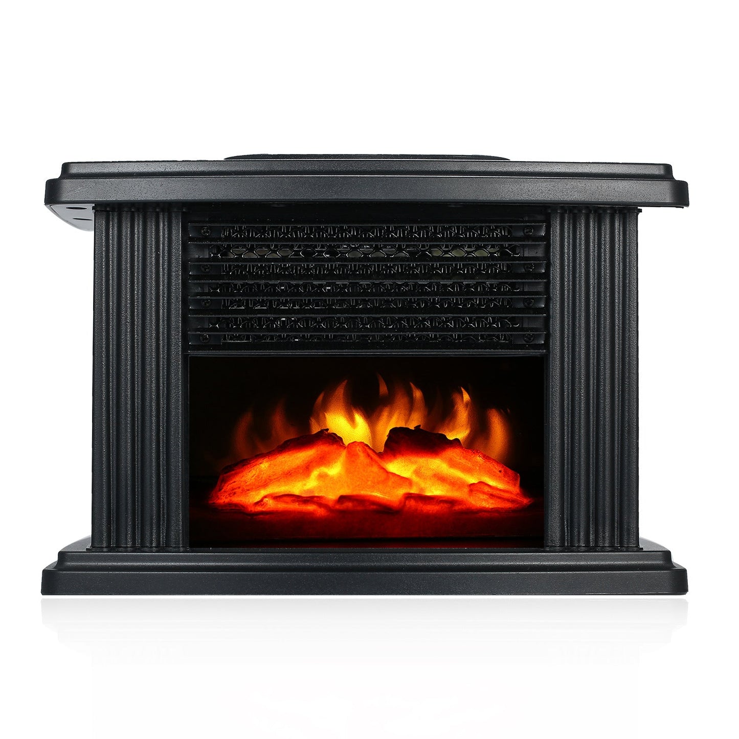 European Style Electric Fireplace Heater LED Flame Effect Stove With Remote Control - merch gone viral.