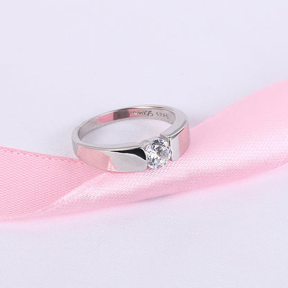 This Elegant Luxury Crown Diamond Couple Ring Set Platinum 18K Gold Elevates Your Wedding Day.