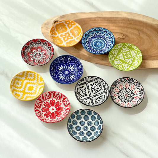 Bohemian Ceramic Sauce Dish Luxe Viral | Merch Gone Viral