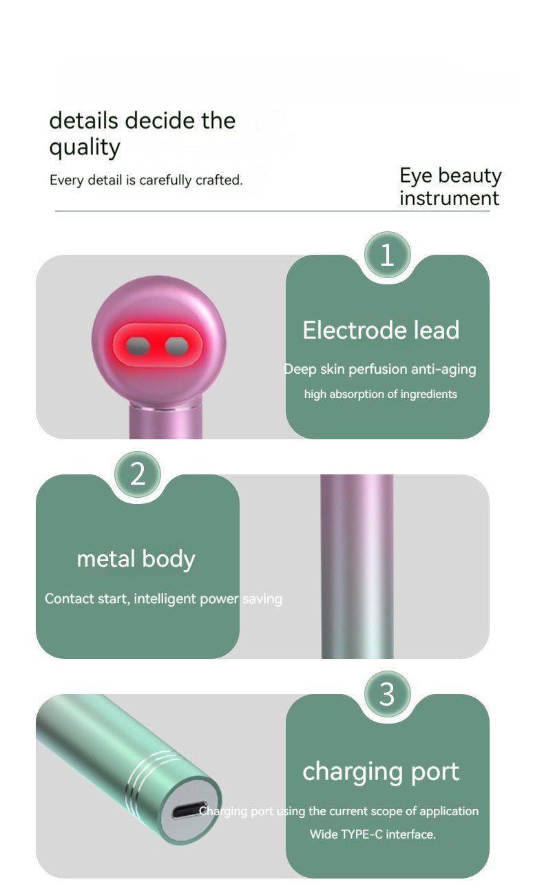 Facial Lifting And Tightening Eye Instrument With LED Therapy - merch gone viral.