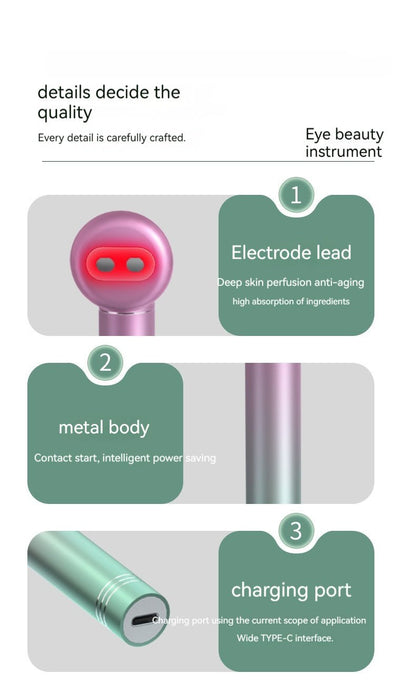 Facial Lifting And Tightening Eye Instrument With LED Therapy - merch gone viral.
