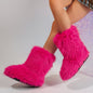 Cozy Chic Trending Faux Fur Boots