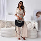 Fashion Women's Wear Half Sleeve Trousers Suit - merch gone viral.