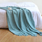 Nordic Luxury Blanket Hotel Bed Throw Bed Runner Tassel Shawl Blanket Bed Tail Cloth Cover Blanket B & B Bed Towel Knitted Blanket