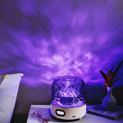 Bluetooth Night Light with Crystal Glass Starry Sky Glow