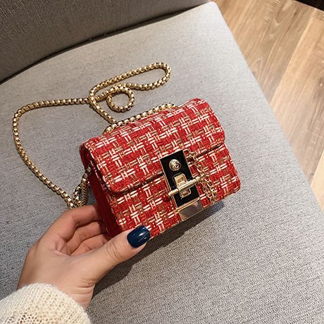 Foreign gas chain casual small square bag - merch gone viral.