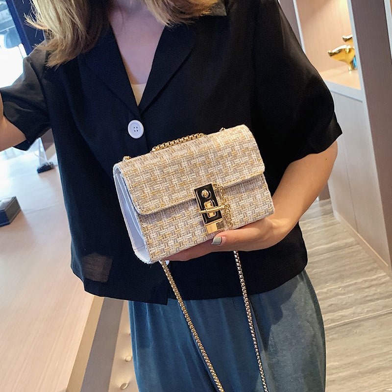 Foreign gas chain casual small square bag - merch gone viral.