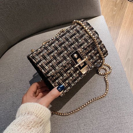 Foreign gas chain casual small square bag - merch gone viral.