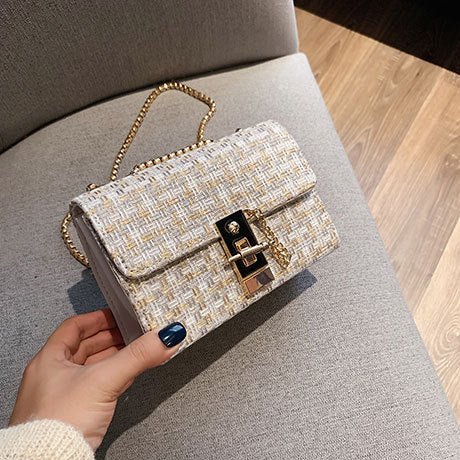 Foreign gas chain casual small square bag - merch gone viral.