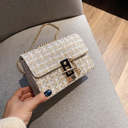 Foreign gas chain casual small square bag - merch gone viral.