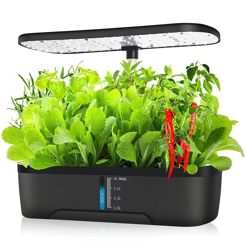 Full Spectrum LED Grow Light Plastic Hydroponic Planter For Indoor Vegetables - Merch Gone Viral