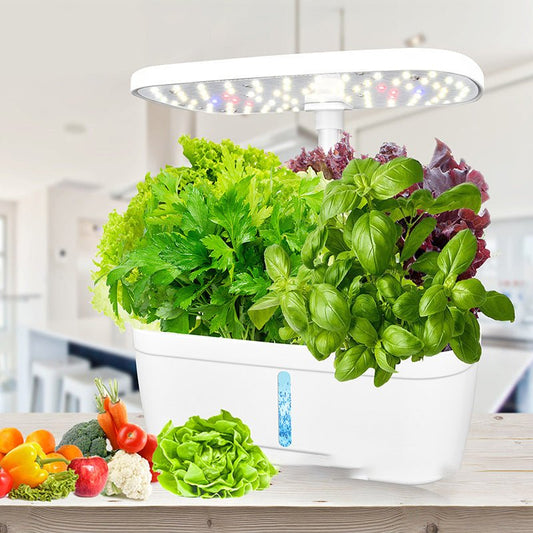 Full Spectrum LED Grow Light Plastic Hydroponic Planter For Indoor Vegetables - Merch Gone Viral