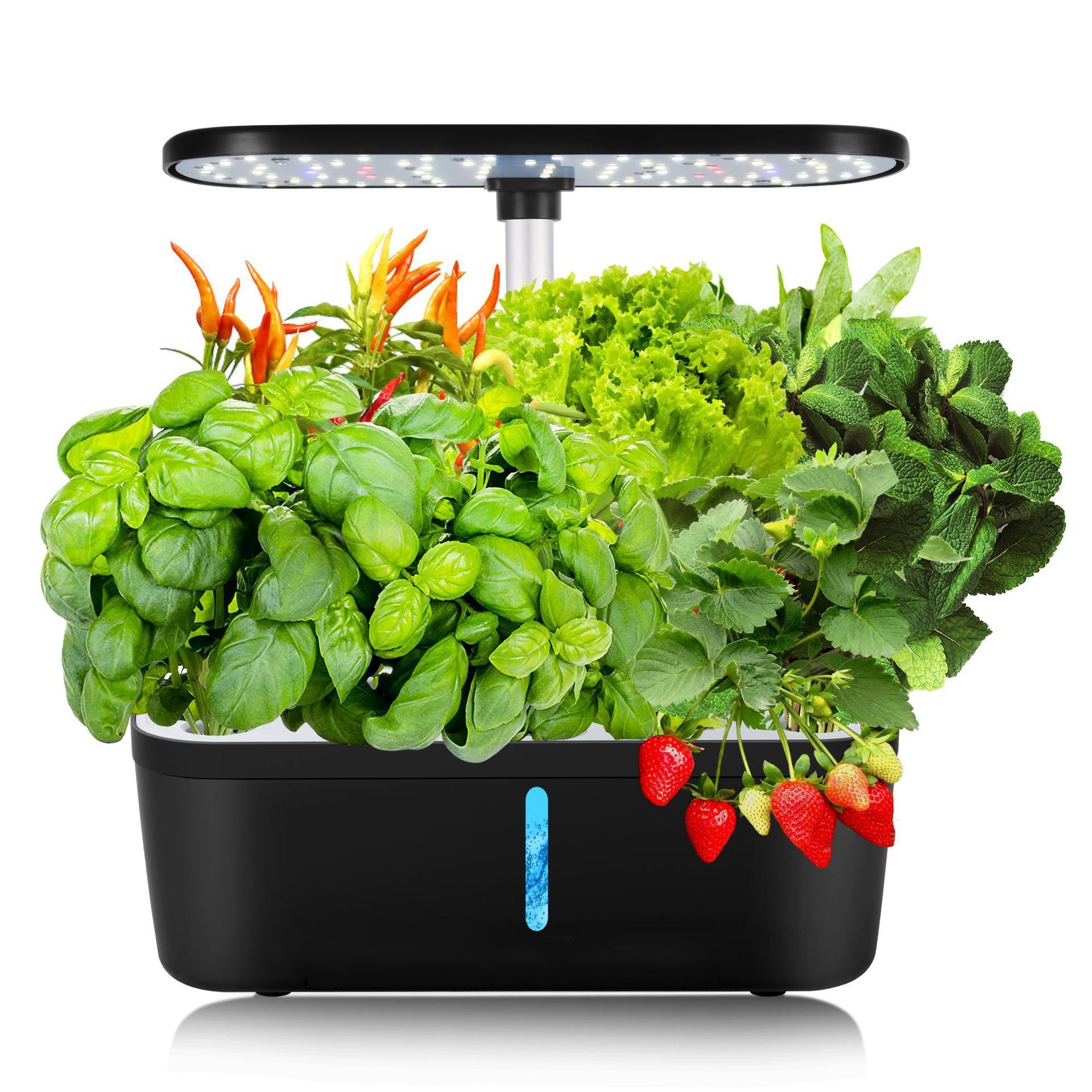 Full Spectrum LED Grow Light Plastic Hydroponic Planter For Indoor Vegetables - Merch Gone Viral