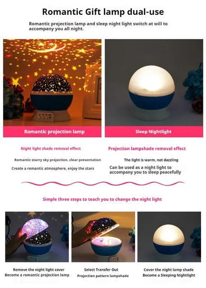 Galaxy Projector LED Night Light 360° Rotating Nebula Sky Projector - Merch Gone Viral