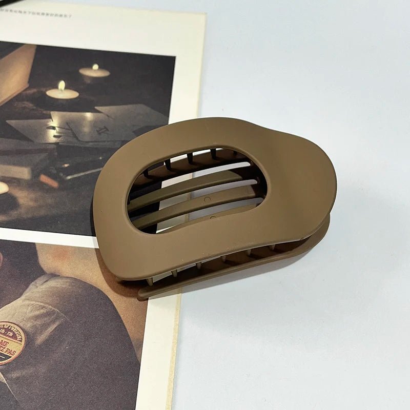 Geometric Hair Claw Clip Designer Elegant Hold Accessory - merch gone viral.