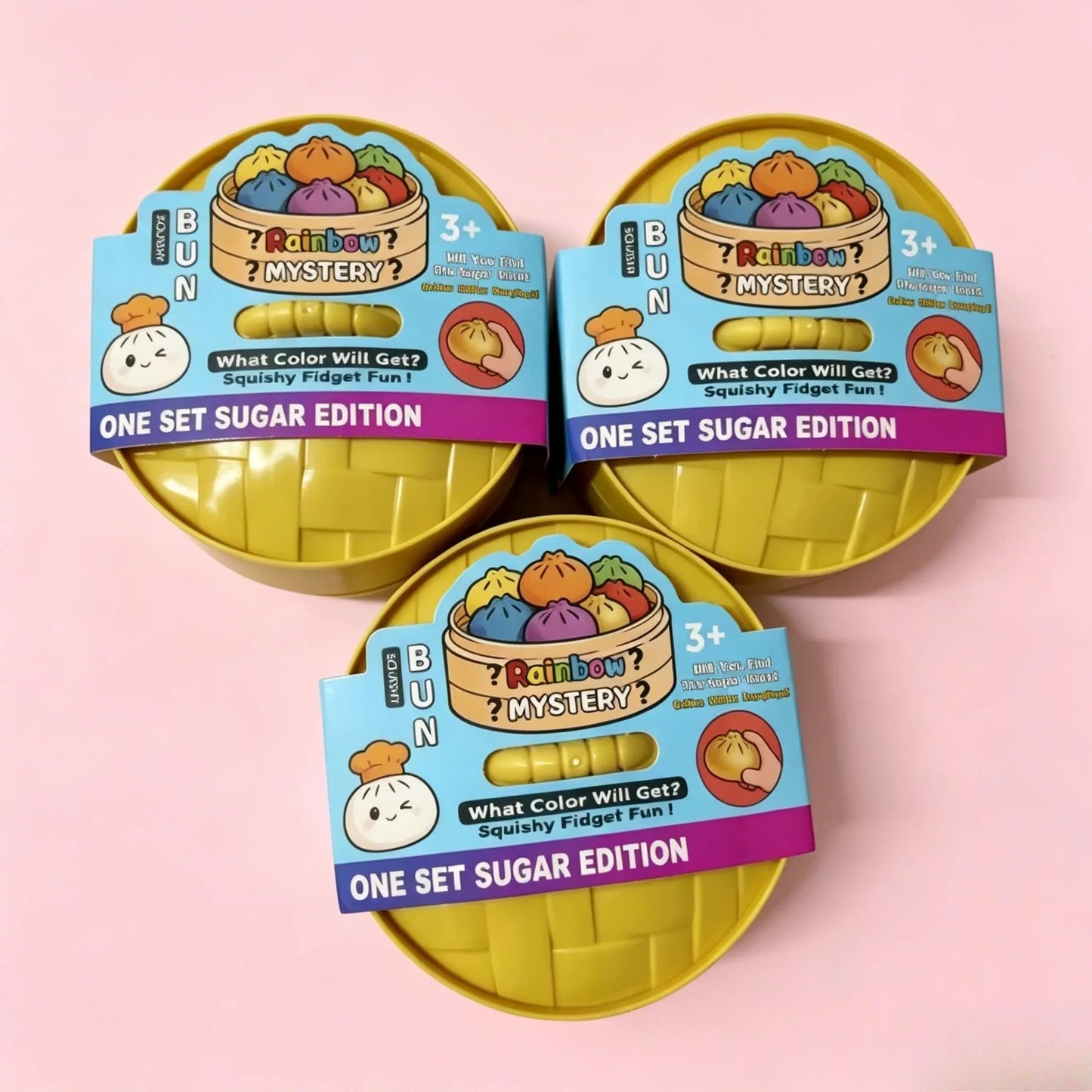 Glitter Dumpling Squishy Toy with Gift Box for Stress Relief - Merch Gone Viral